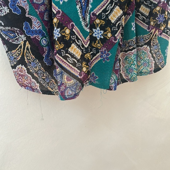 INTIMATELY FREE PEOPLE Sz XS STARSHINE SHEER PRINTED SMOCKED WAIST LOUNGE PANT - Picture 11 of 11